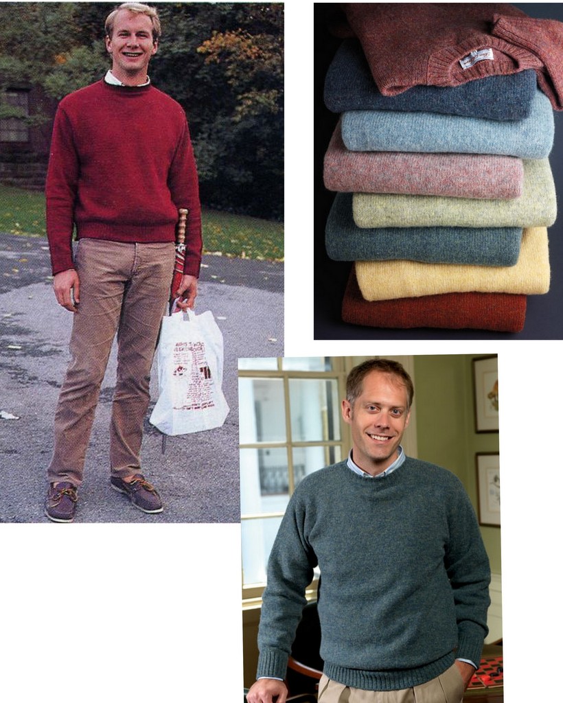 preppy striktrøjer og shetlandssweater