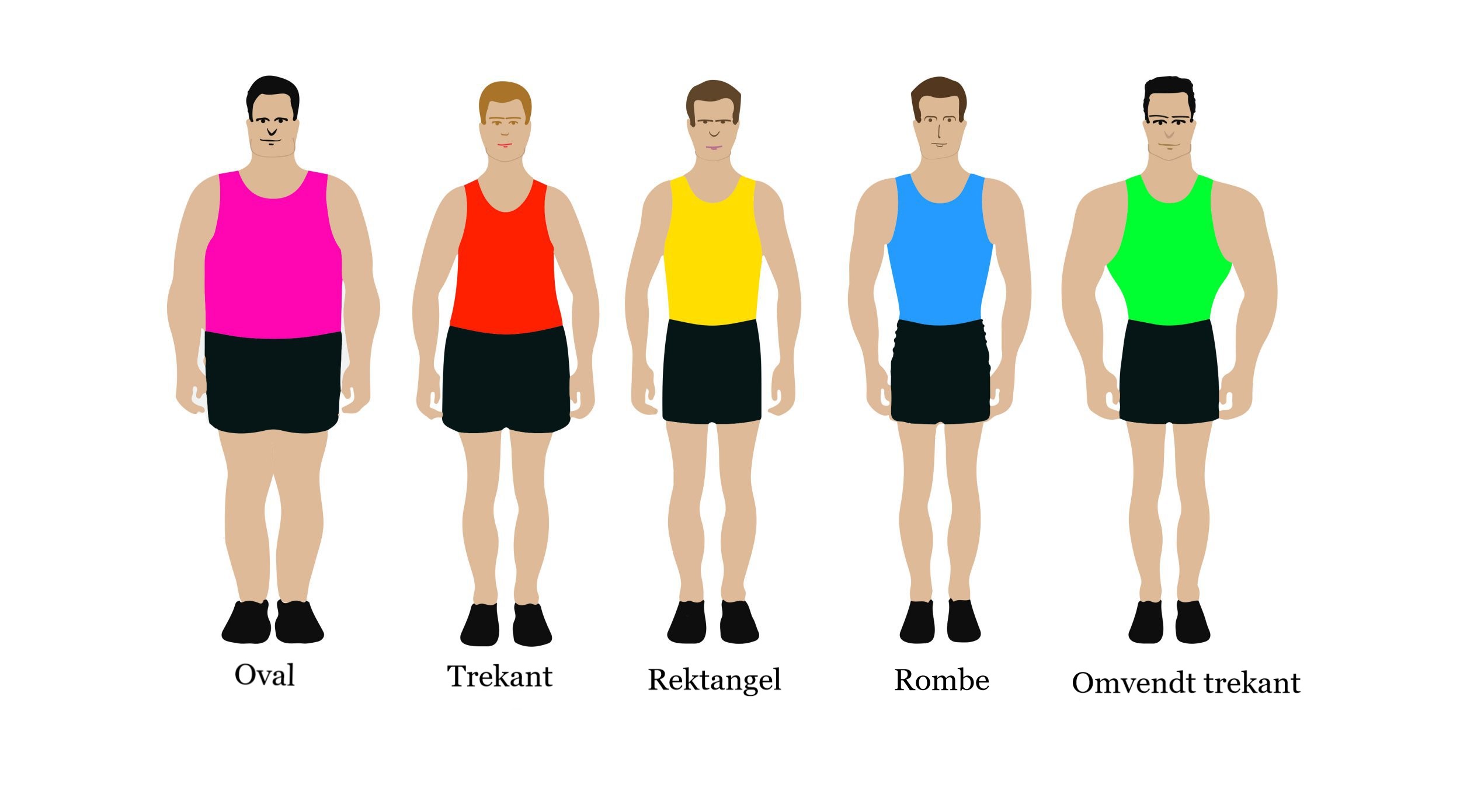 Mænds kropstyper og det rette tøj