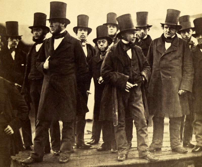 høj hat 1850'erne