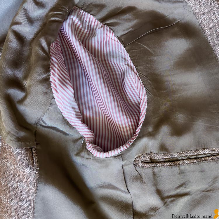 ærmefoer skræddersyet jakke